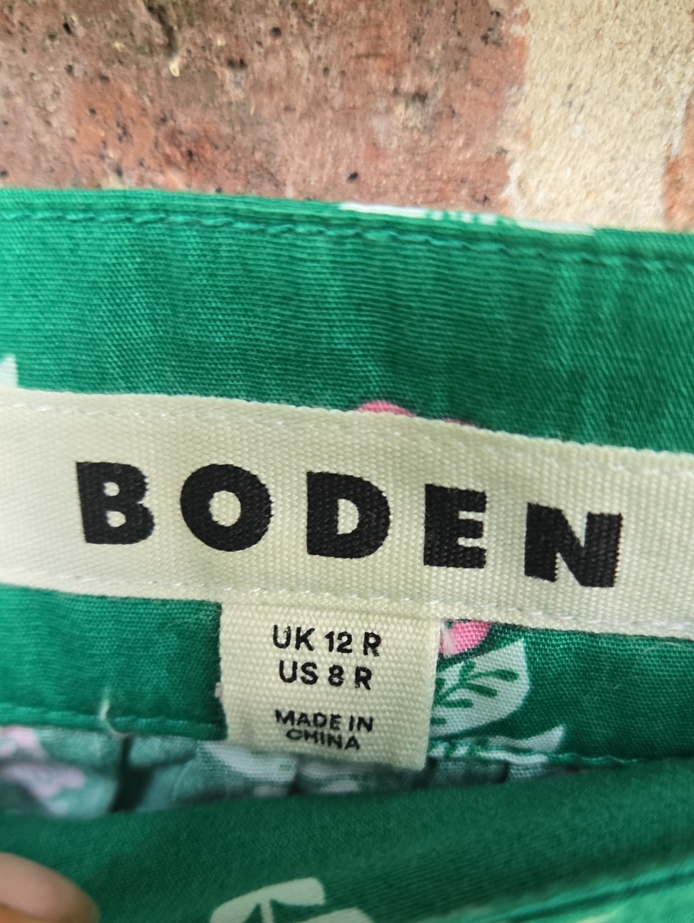 BODEN Nadia Poplin Maxi Skirt Size 8R - Picture 5 of 6